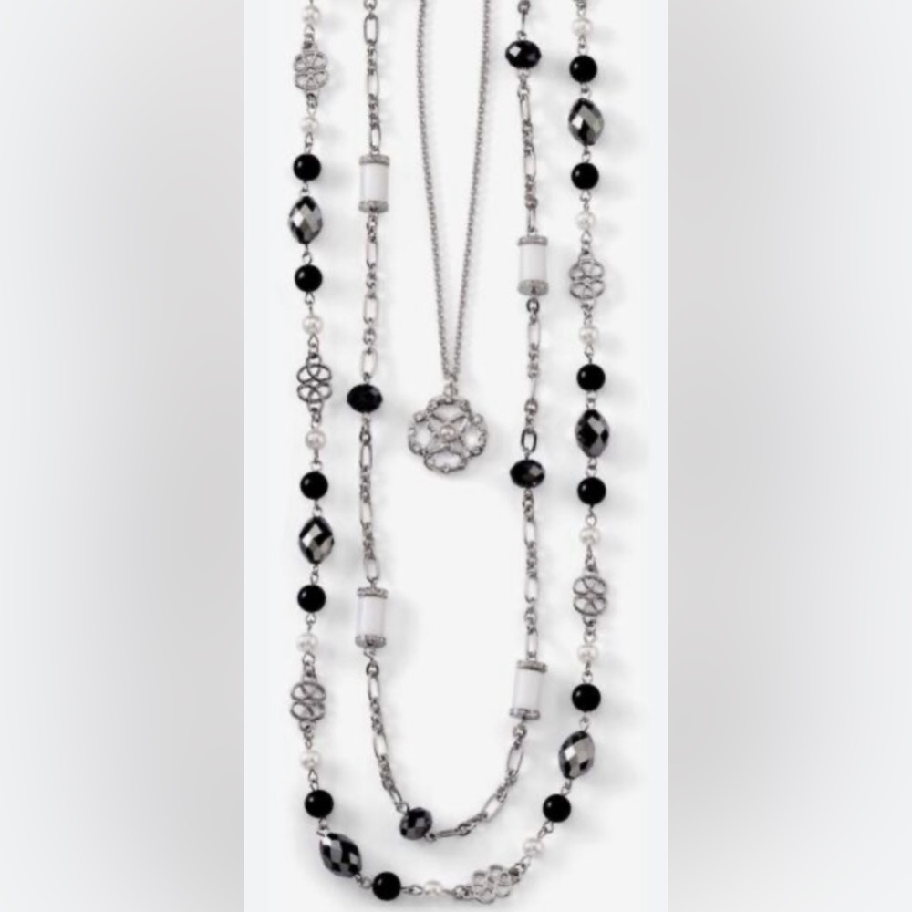 Lia Sophia 3 strand necklace